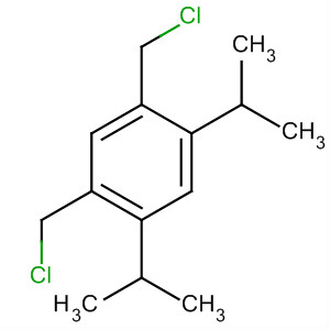 Structure of Benzene, 1,5-bis(chloromethyl)-2,4-bis(1-methylethyl)-