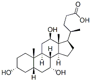 ( 3a，5b，7a，12b) - 3,7,12-三羟基-胆红素- 24-油酸结构式