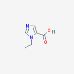 Structure of 1-Ethyl-1H-iMidazole-5-carboxylic acid