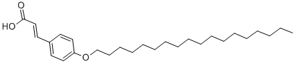Structure of 4-N-OCTADECYLOXYCINNAMIC ACID