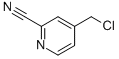 4-(CHLOROMETHYL)PYRIDINE-2-CARBONITRILE结构式