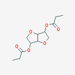 (6-propanoyloxy-2,3,3a,5,6,6a-hexahydrofuro[3,2-b]furan-3-yl) Propanoate结构式