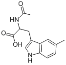 Structure of N-ACETYL-5-METHYL-DL-TRYPTOPHAN