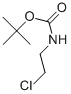 Structure of tert-butyl (2-chloroethyl)carbamate