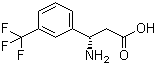 Structure of (S)-3-AMINO-3-(3-TRIFLUOROMETHYL-PHENYL)-PROPIONIC ACID
