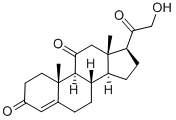 Structure of 11-DEHYDROCORTICOSTERONE