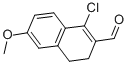 Structure of 1-CHLORO-6-METHOXY-3,4-DIHYDRO-NAPHTHALENE-2-CARBALDEHYDE