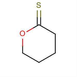 Structure of 2H-Pyran-2-thione, tetrahydro-