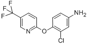 3-CHLORO-4-([5-(TRIFLUOROMETHYL)-2-PYRIDINYL]OXY)ANILINE结构式