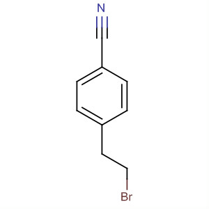 Structure of benzonitrile, 4-(2-bromoethyl)-