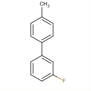 Structure of 1,1'-Biphenyl, 3-fluoro-4'-methyl-