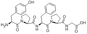 Structure of β-Casomorphin (1-5) (bovine)