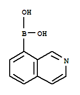Structure of 8-isoquinolinyl-boronic acid