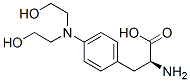 Structure of 4-bis(2-hydroxyethyl)amino-L-phenylalanine