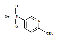Structure of 2-ethoxy-5-methylsulfonylpyridine