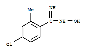 4-氯-N-羟基-2-甲基苯基脒结构式
