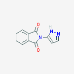 2-(1H-pyrazol-3-yl)isoindoline-1,3-dione结构式