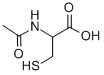 Structure of N-acetyl-DL-cysteine