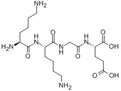 Structure of lysyl-lysyl-glycyl-glutamicacid