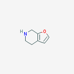 4,5,6,7-TETRAHYDROFURO[2,3-C]PYRIDINE结构式