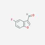 Structure of 5-Fluorobenzofuran-3-carboxaldehyde