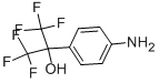 2-(4-氨基苯)-1,1,1,3,3,3-六氟-2-丙醇结构式