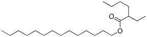 Structure of tetradecyl 2-ethylhexanoate