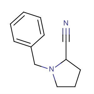 Structure of 2-Pyrrolidinecarbonitrile, 1-(phenylmethyl)-
