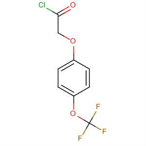 Structure of Acetyl chloride, [4-(trifluoromethoxy)phenoxy]-