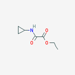 ACETIC ACID (CYCLOPROPYLAMINO)OXO-,ETHYL ESTER结构式
