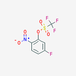 Structure of 5-FLUORO-2-NITROPHENYL TRIFLUOROMETHANESULPHONATE