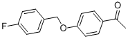 Structure of 4-(4-FLUOROBENZYLOXY)ACETOPHENONE