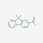 1-(9,9-Dimethyl-9H-fluoren-2-yl)ethanone结构式