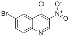 Structure of 6-BROMO-4-CHLORO-3-NITROQUINOLINE