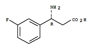 Structure of (R)-3-(3-FLUOROPHENYL)-BETA-ALANINE
