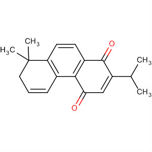 Structure of 1,4-Phenanthrenedione, 7,8-dihydro-8,8-dimethyl-2-(1-methylethyl)-