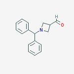 1-Benzhydrylazetidine-3-carbaldehyde结构式