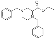Structure of Ethyl 1,4-dibenzylpiperazine-2-carboxylate