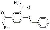 Structure of 5-(bromoacetyl)-2-(phenylmethoxy)benzamide