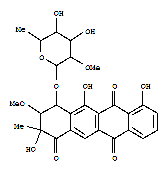 Chemical structure of aranciamycin