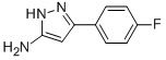 Structure of 5-(4-FLUOROPHENYL)-2H-PYRAZOL-3-YLAMINE