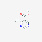4-Methoxy-5-pyrimidinecarboxylic acid结构式