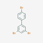 Structure of 1,1'-Biphenyl, 3,4',5-tribromo-