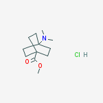 Structure of methyl 4-(dimethylamino)bicyclo[2.2.2]octane-1-carboxylate,hydrochloride