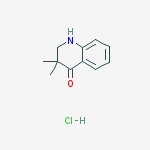 3,3-dimethyl-1,2-dihydroquinolin-4-one结构式
