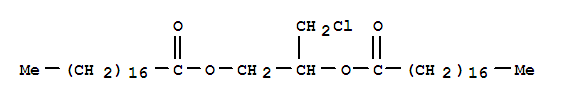3-chloropropane-1,2-diyl dioctadecanoate结构式