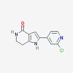 Structure of 2-(2-Chloropyridin-4-yl)-6,7-dihydro-1H-pyrrolo[3,2-c]pyridin-4(5H)-one