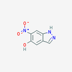 1H-Indazol-5-ol, 6-nitro-结构式