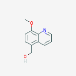 Structure of 5-Quinolinemethanol, 8-methoxy-
