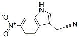 Structure of 6-NITROINDOLE-3-ACETONITRILE